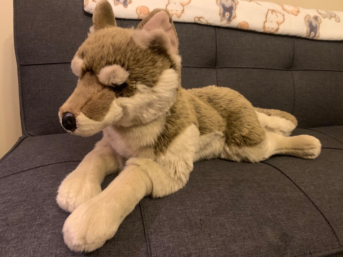 FAO Schwarz Wolf Plush Stuffed Animal Toy | eBay