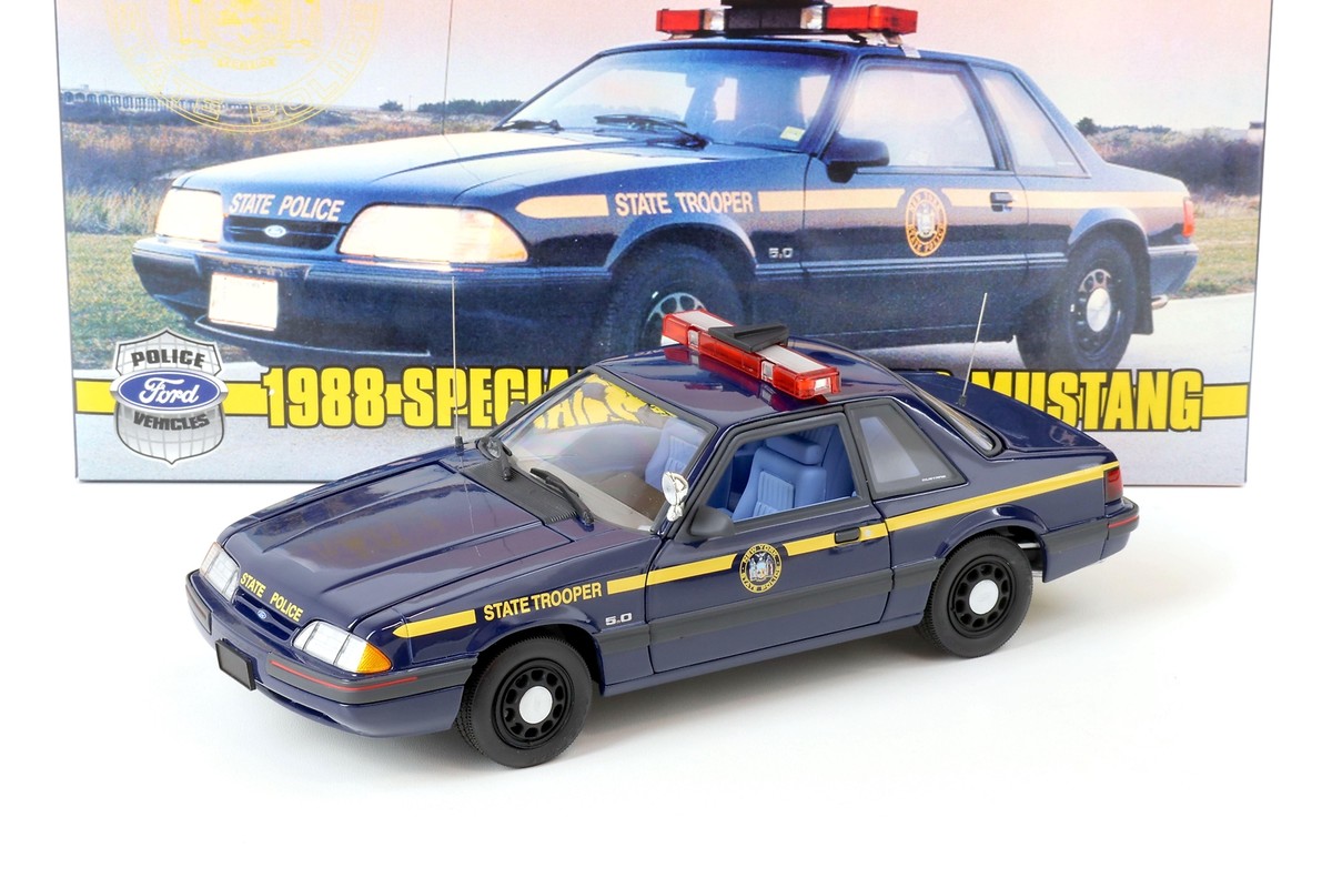 1:18 GMP 1988 Ford Mustang 5.0 Coupe New York State Police
