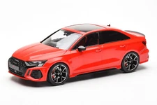 2022 Audi RS3 Red Sedan 1/18 IXO for MCG Model Car Group MCG18451