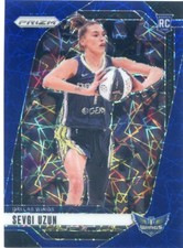 2024 Panini Prizm WNBA SEVGI UZUN RC ROOKIE #92 BLUE VELOCITY WINGS