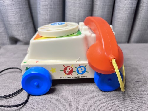 Fisher Price Flashback Chatter Telefono Pull Toy 2009 Toy Story - Foto 3 di 11