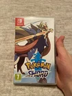 Pokémon Sword (Nintendo Switch, 2019) *Moderately played* with free Meowth!
