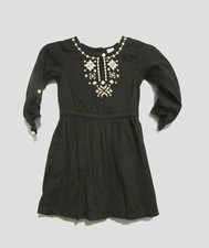 Girls Carters Navy Blue Dress Size 4 EUC  