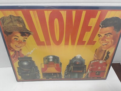 Hallmark Great American Railways 1954 Lionel Trains Blechschild, versiegelt