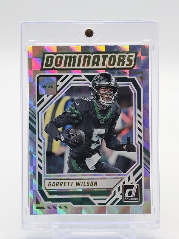 GARRETT WILSON 2025 DONRUSS DOMINATORS #DOM-GWN JETS Q7420