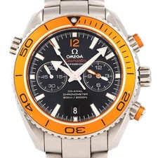 Authentic Omega Seamaster Planet Ocean Chronograph 232.30.46.51.01.002 Stain...