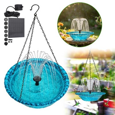 Vogeltränke Wasserpumpe Solar Solarbrunnen Large Für Garten, Vogeltränke, Teich