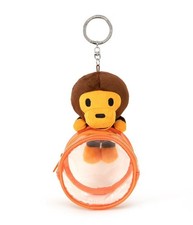 A BATHING APE BABY MILO STORE BABY MILO PLUSH DOLL POUCH KEYCHAIN AM20182331
