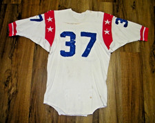 VINTAGE 1960'S RAWLINGS DURENE DUREEN ALL STAR TEAM FOOTBALL JERSEY MANY REPAIRS
