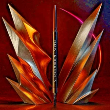 Haus Labs Lady Gaga The Edge Precision Brow Pencil Dark Brown 0.002 oz NEW