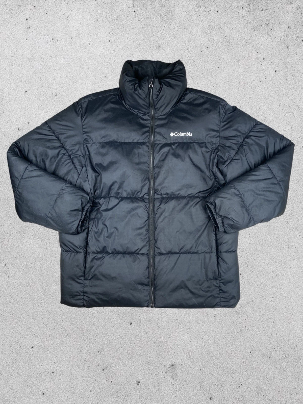 Columbia Men's Puffect III Puffer Jacket in Black Size Large