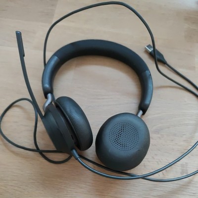 Jabra Kopfhörer Headset Connect 4h kabelgebunden USB-C Stereo schwarz
