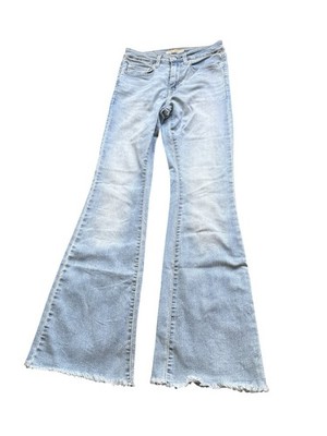 Levi s 726 Flare Damen Jeans W27 L32 Hellblau High Rise Bootcut