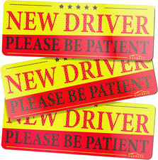 New Driver Magnet for Car - High Reflective Student Driver Magnetic Sticker for