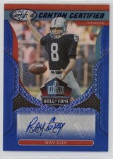 2022 Certified Canton Signatures Mirror Blue /60 Ray Guy #CCS-RG Auto HOF s5j