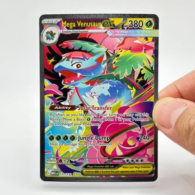 Pokemon Mega Venusaur EX SIR 177/132 Mega Evolution English TCG NM
