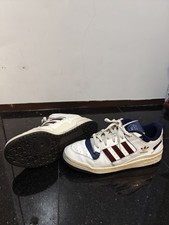 Size 9 - Adidas Forum CL Low Off White Shadow Red