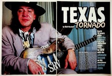 Stevie Ray Vaughan TEXAS TORNADO GuitarOne Magazine Article 2002 SRV Tabs