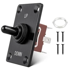 Marine Toggle Switch Heavy Duty 3 Pin Control Trim Switch Up Down with Waterproo