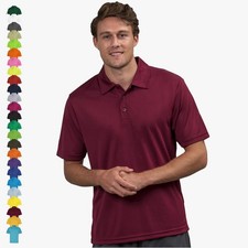 JUST COOL - Herren Funktionshirt Poloshirt Cool Polo Sport Polo S - 5XL