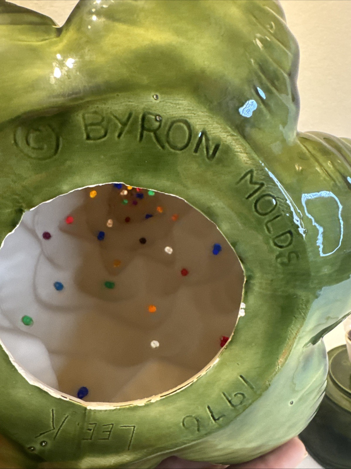 1976 Byron molds christmas tree lighted With Music 17”