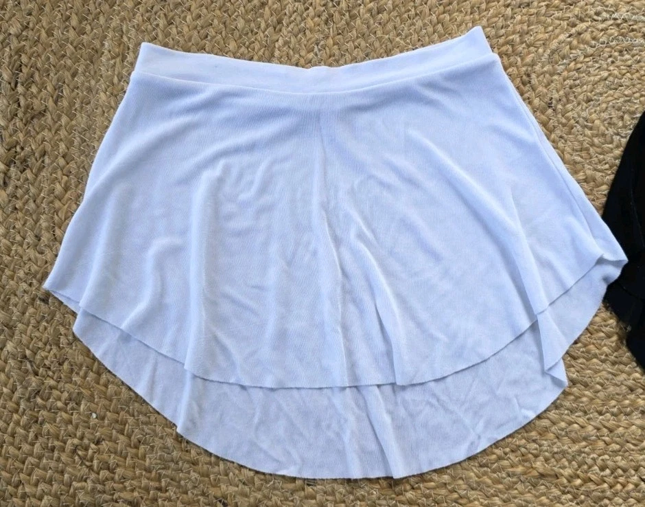 Lote De 2 Falda De Ballet Punta Bala Falda Corta Baile Pro Adulto Mediana  - Imagen 2 de 4