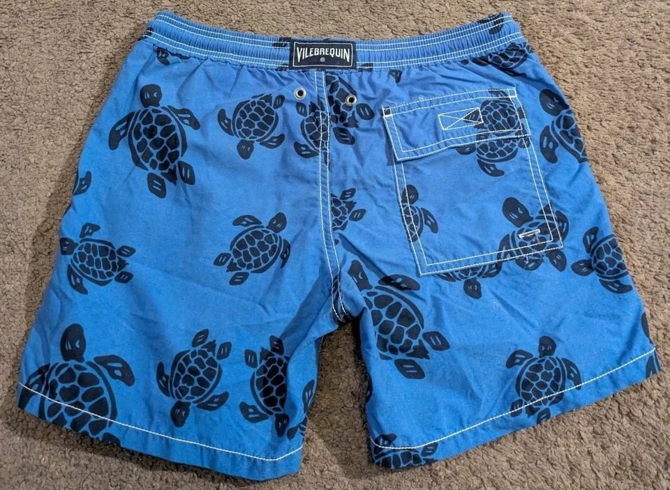Bañador Vilebrequin azul estampado tortuga talla 10 Foto 2 de 4