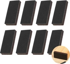 Rectangle Non Slip Furniture Pads 8 8pcs Rectangle, Rubber 