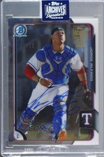 2018 Topps 12/12 Jorge Alfaro (2015 Bowman Chrome Prospects) Buyback Auto 7m3
