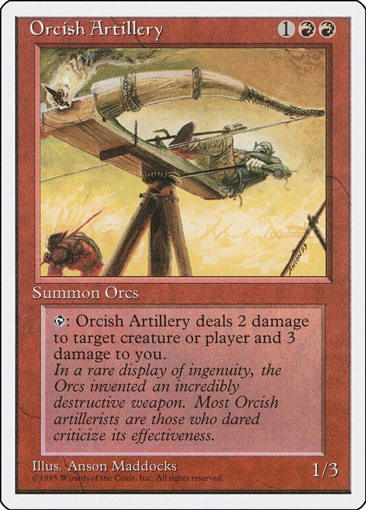 Orcish Artillery #214 (LP) Fourth Edition (4ED) MTG