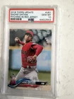 2018 Topps Update Shohei Ohtani Rookie #US1 Pitching Red Jersey PSA 10 Angels
