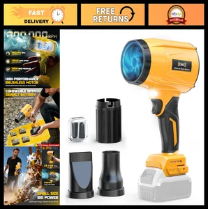 800,000RPM Cordless Leaf Blower, Brushless Motor, Adjustable Speed, Lightweight,