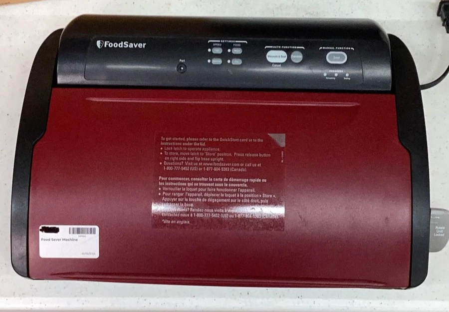 FoodSaver Vacuum Sealer V2840 Red Food Storage