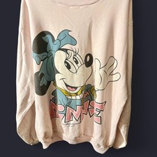 Vintage Minnie Mouse Walt Disney Company Americanwear Pink Sweatshirt