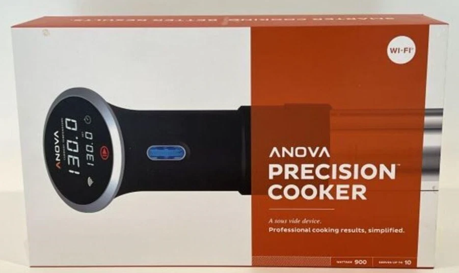 Anova Sous Vide Precision® Cooker Wifi 900W OPEN BOX VERY CLEAN HOME FREE SHIP
Opens in a new window