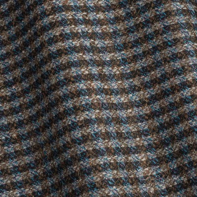 DORMEUIL  WOOL, MOHAIR AND CASHMERE PLAID  FABRIC 2 METERS length