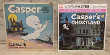 2 GAF View-Master 1961 CASPER GHOST w/ Sleeve  1967 GHOSTLAND w/ Booklet