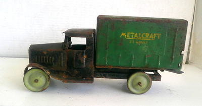 Vintage 1930s Metalcraft Delivery Truck