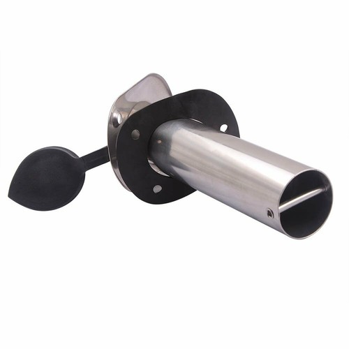 2X Boat Fishing Rod Holder Stainless Steel 90 Degree Flush Mount with PVC inner - Picture 3 of 7
