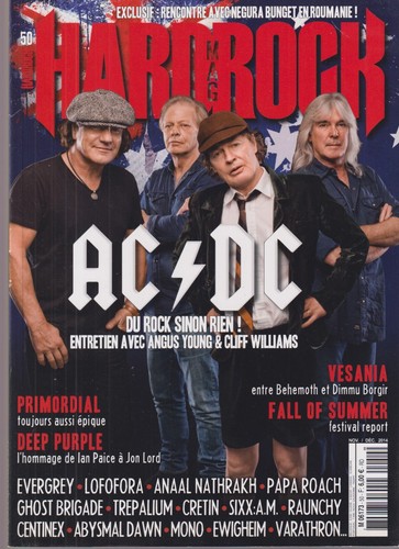 HARD ROCK magazine N°50 AC-DC / PRIMORDIAL / DEEP PURPLE / VESANIA / LOFOFORA