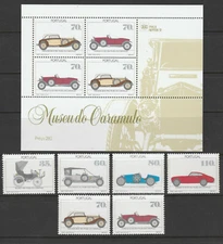 [Portugal 1991 - The antique auto museum - Caramulo] the Souv.Sheet and set MNH