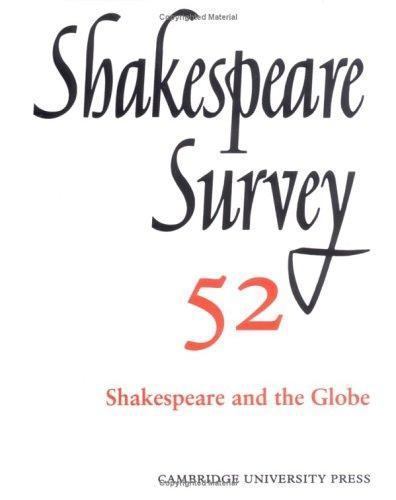 Shakespeare Survey Wells Paperback Cambridge University Press Volume 52
