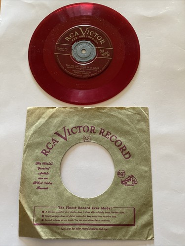 Leopold Stokowski And his Orchestra-Toccata and fuque D minor 45 RCA red 1949 - Picture 3 of 3