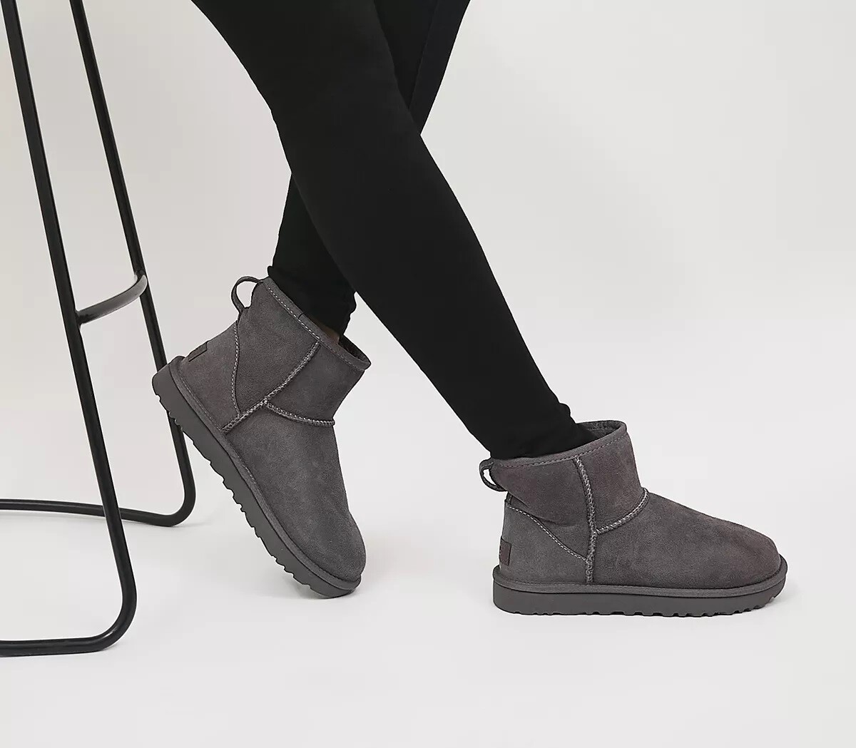 New in Shoe Box Authentic UGG Classic Mini 1016222 Grey Women's