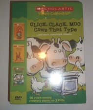 Click, Clack, Moo Cows That Type Fun on the Farm - 3 Pack (DVD, 2004) BRAND NEW