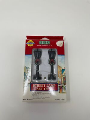Lemax Village Collection Street Lamp Set Of 2 christmas Decor New