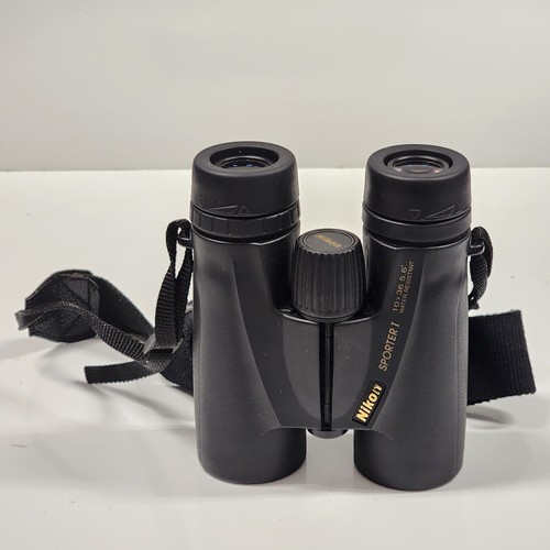 Nikon Binoculars Sporter I 10 x 36 5.6° Water Resistant Black W/Case & Strap - Picture 12 of 15