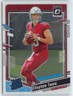 2023 Panini Donruss Optic Clayton Tune Rookie Card Base Arizona Cardinals #202