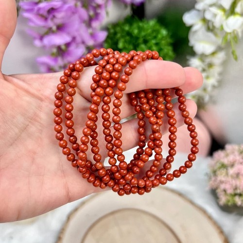 4mm-10mm Natural Gemstone Beaded Stretch Bracelet Crystal Healing Reiki Gifts - Picture 288 of 440