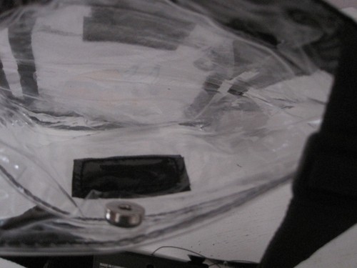Bolso Bandolera Transparente Nuevo con Etiquetas Logo Marcas NFL Minnesota Vikings Gameday 11" x 9.5" - Imagen 8 de 10